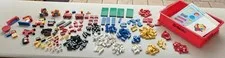 Lego Dacta Red Storage Organizing Bin Box Container 17 x 12.5 x 8” cards bricks