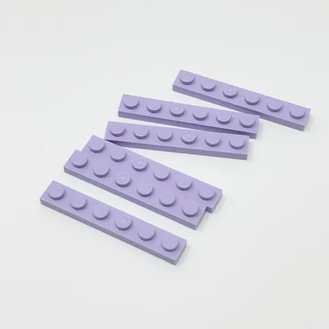 3666 LEGO Parts Plate 1x6 LAVENDER (6)