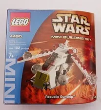 Lego 4490 Star Wars Republic Gunship Mini Building Set  2003 New Sealed Retired