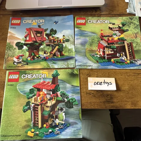 LEGO Creator 31053 Treehouse Adventures 2016 Instructions MANUALS ONLY (3)