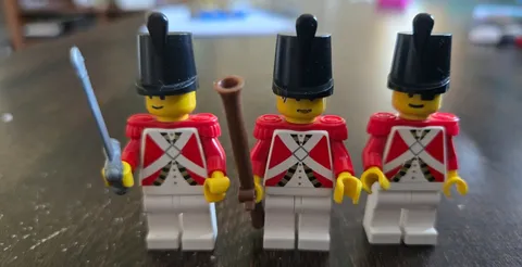 Lot of 3 LEGO Imperial Guard Officer Soldier Minifigure