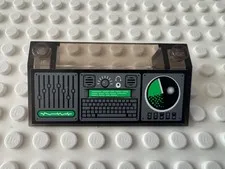 LEGO Slope 33 3 x 6 with Inner Walls with Computer/Radar Console 3939pb02