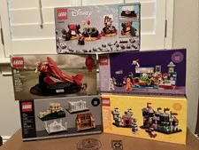 NISB Lego Lot 40450 40687 40585 40775 40600 Diner Castle Amelia Disney GWP