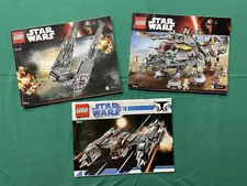 LEGO Star Wars 3 Manuals Only Pre-Owned/Used Good Condition 7673-75104-75157