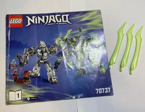 Lego Ninjago 70737 Masters Of Spinjitzu Manual #1 And 3 Weapons
