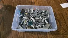 Legos Grey Misc Bulk Tub
