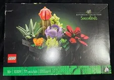 LEGO Botanical Collection Succulents Set 10309 771 Pieces 18+ New Sealed