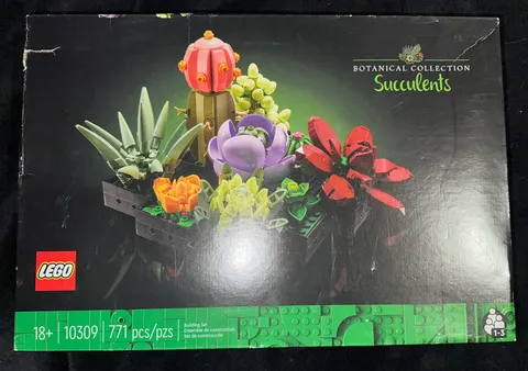 LEGO Botanical Collection Succulents Set 10309 771 Pieces 18+ New Sealed