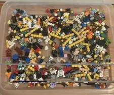 Huge 1 Lb 5 Oz LEGO Minifigure Bulk Lot Of  Figures Parts Accessories Star Wars