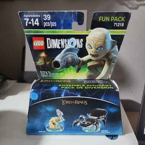 LEGO DIMENSIONS LORD OF THE RINGS(3 IN 1 SET#71218)GOLLUM & SHELOB THE GREAT NIB