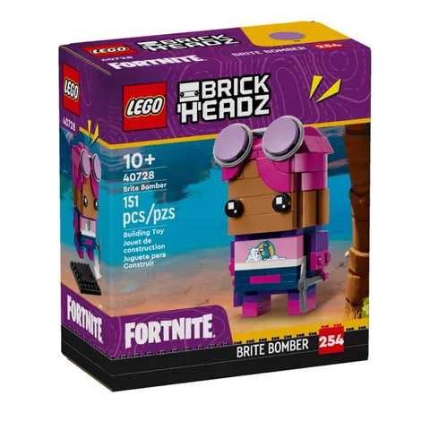 LEGO BrickHeadz 40728 Fortnite Brite Bomber Exclusive GWP New Sealed Safe Ship