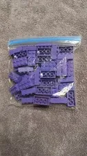Genuine Clean LEGO 2x4 3001 x50 Bulk MOC, Purple/Blue/Brown/Yellow/Red/Green+