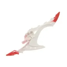 1x LEGO Bionicle Weapon Shark Teeth Blade White Marble Red 4500041 57567pb01