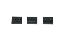 3 Lego® TRAIN Railway 9V 12V RC Slide Guide Rail 2x1 BLUISH GREY