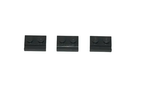3 Lego® TRAIN Railway 9V 12V RC Slide Guide Rail 2x1 BLUISH GREY