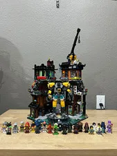 LEGO NINJAGO City Workshops 71837 Complete Set w/instructions and minifigure lot