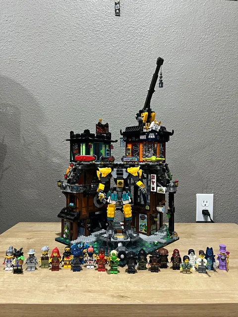 LEGO NINJAGO City Workshops 71837 Complete Set w/instructions and minifigure lot