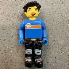 LEGO 4 Juniors Creator Max CRE003 Figure Blue Shirt Black Hair 2001-2006