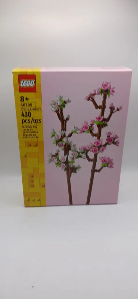 LEGO Flowers: Cherry Blossoms (40725) New in Box Well Kept