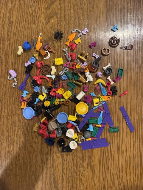 LEGO Friends Minidoll Accessories Mixed Lot Food Animals Tools Specialty Pieces