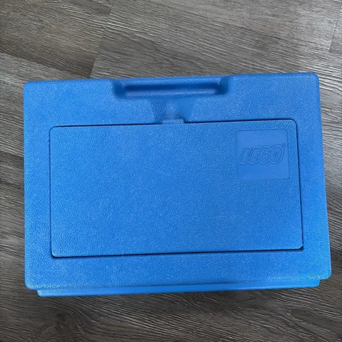 Vintage 1983 Lego Blue Plastic Storage Box Container Carrying Case Only-No Legos