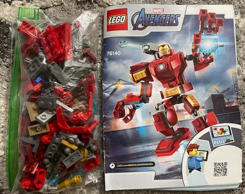 LEGO Marvel Avengers Iron Man Mech 76140 Super Heroes Manual Used Bagged