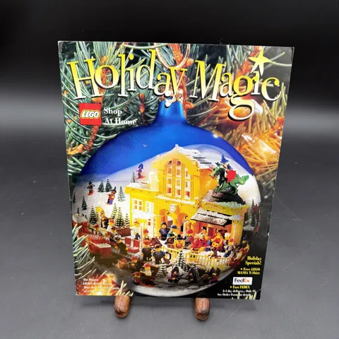 1994 LEGO Shop At Home HOLIDAY MAGIC Catalog HOLIDAY SCENE Built From LEGO BRICK
