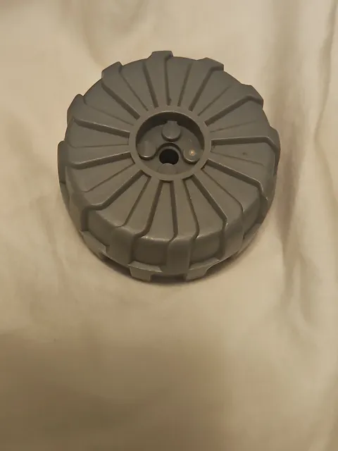 LEGO 2515 Dark Bluish Gray Large Wheel Hard Plastic (54mm D. x 30mm)