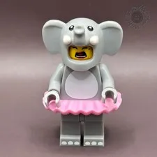 LEGO Minifigure Elephant Costume Girl col312 Series 18 71021