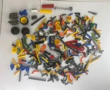 Assorted Loose LEGO Technics Bricks Building Blocks Lot 1 Pound 9 Ounces