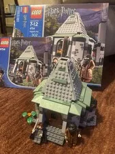 LEGO Harry Potter 4754 Hagrid's Hut 302pc Complete Set w/ Box Rubeus Hagrid