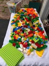 11 lbs. Duplo building blocks marble slides assorted
