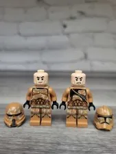 LEGO Geonosis Clone Trooper Minifigure 75089 Star Wars Airborne Helmet WH33 Lot