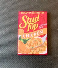 Stove Top Stuffing Chicken Parody Custom printed original LEGO® brick 2x3 tile