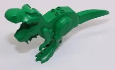 Vintage LEGO Green T Rex Tyrannosaurus Dinosaur Minifigure 5987 5975  trex07