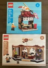 Lego Sets RESTAURANTS: JAPAN (Sushi) 40906 & TRIBUTE TO LEONARDO da VINCI 40902