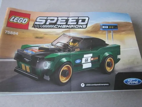 Lego Building Instructions Instruction 75884 Speed Campions Ford