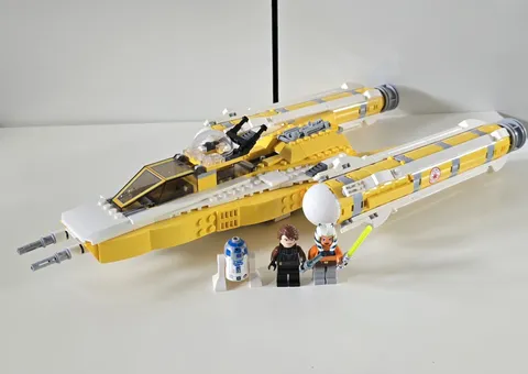 Lego Star Wars Anakin's Y-wing Starfighter 8037 With Minifigures Bundle Complete
