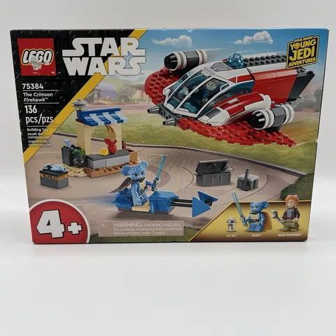 LEGO Star Wars: Young Jedi Adventures The Crimson Firehawk Set 75384, New