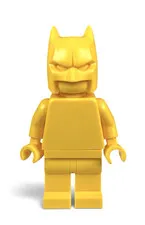 Official LEGO - Yellow Monochrome Prototype DC Batman Minifigure - RARE