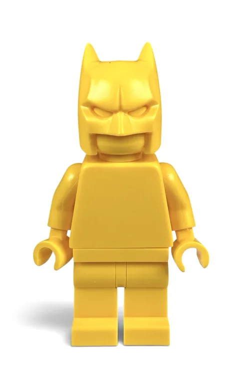 Official LEGO - Yellow Monochrome Prototype DC Batman Minifigure - RARE