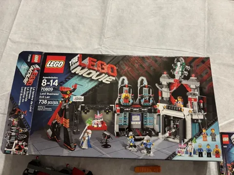 LEGO Movie Lord Business Evil Lair 70809 As-Is Incomplete See Photos