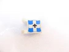 Lego 2x2 stud count Flag with Fleur De Lis image 2335p04