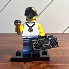 LEGO Minifigure Series 3 Rapper COL041 8803-7 Complete w/ Boombox Mic Stand