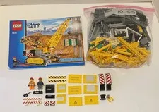 Lego 7632 City Construction Crawler Crane Complete with Instructions 2009