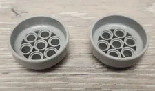 Lego 60208 Bluish Gray Wheel 31mm Diameter x 15mm Rim Part Piece Lot Of 2