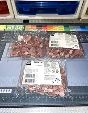 LEGO Sand Red Bulk Brick Lot
