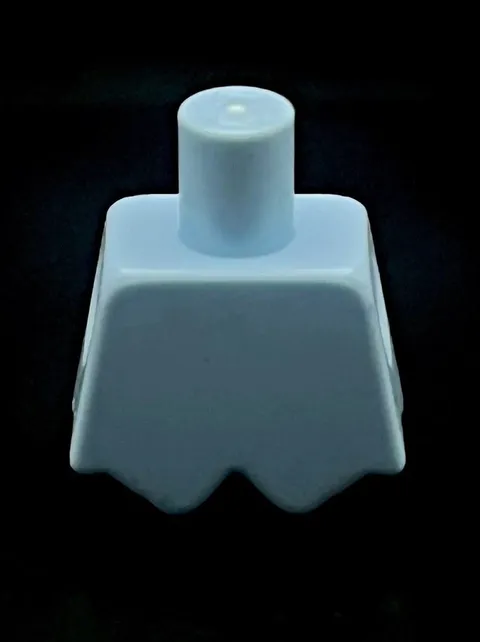 Lego Minifigure Torso Short Shot Misprint Prototype Factory Error Mold Test