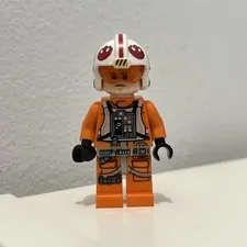 LEGO Star Wars sw0952 Luke Skywalker Pilot Dual Molded Minifigure 75218 Note