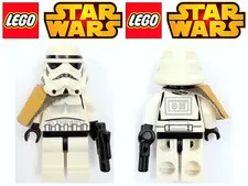 LEGO STAR WARS 7659 SANDTROOPER ORANGE PAULDRON MINIFIGURE + BLASTER * SW0199